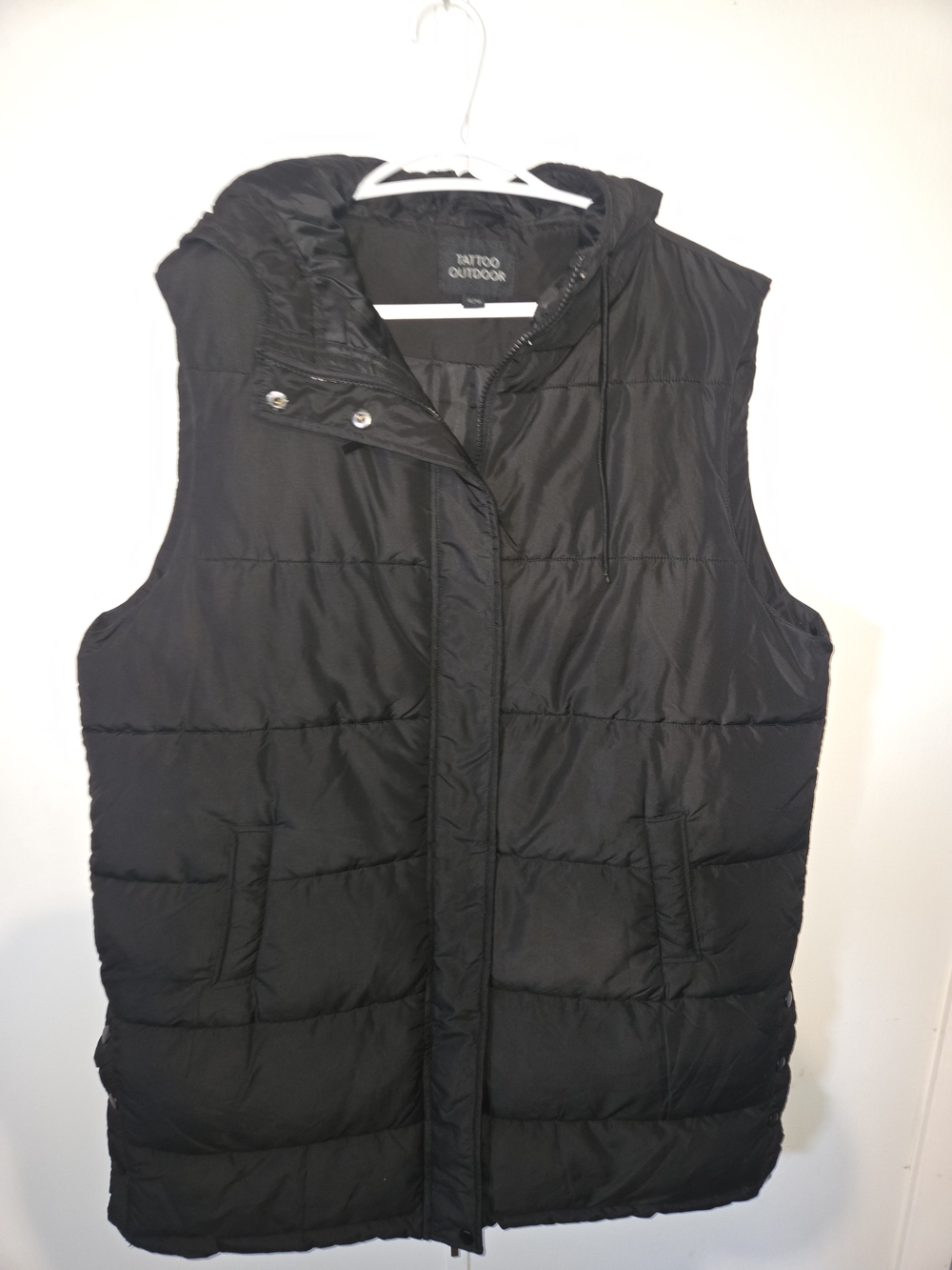 Women's Black Quilted Puffer Vest Longer Length